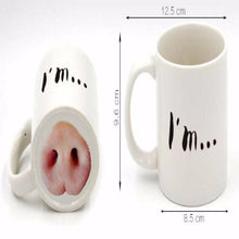 Load image into Gallery viewer, Pig Nose Coffee Mug
