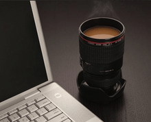 Load image into Gallery viewer, 400ml Camera Lens Coffee Thermos
