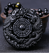 Load image into Gallery viewer, Black Obsidian Necklace
